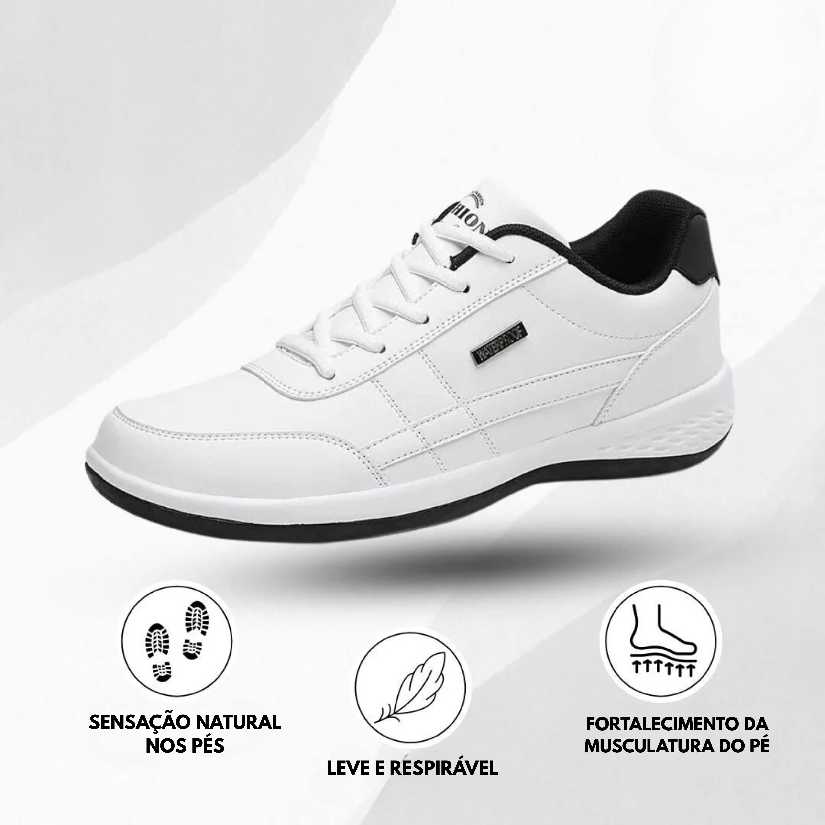 [PAGUE 1 e LEVE 2] Pisa Leve™ – Tênis Ortopédico Ergonômico e Confortável Unissex