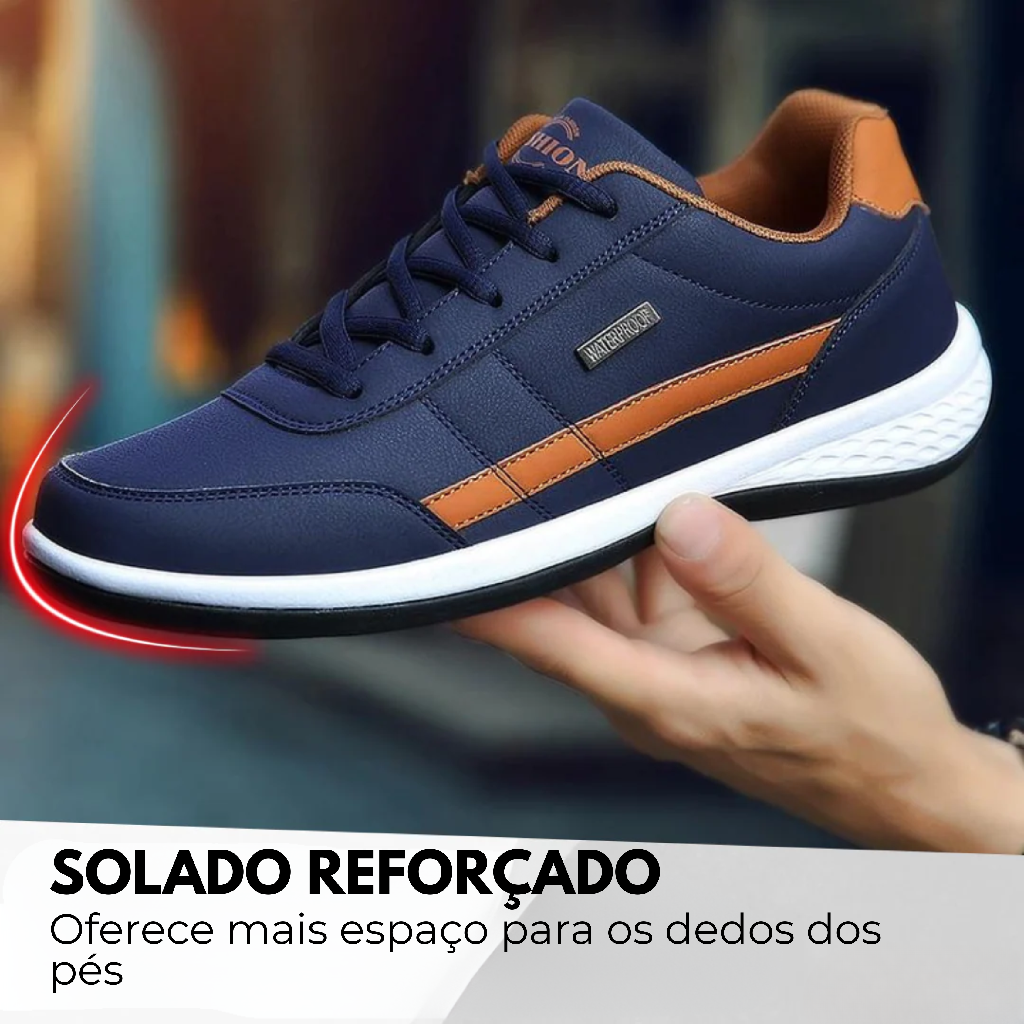 [PAGUE 1 e LEVE 2] Pisa Leve™ – Tênis Ortopédico Ergonômico e Confortável Unissex