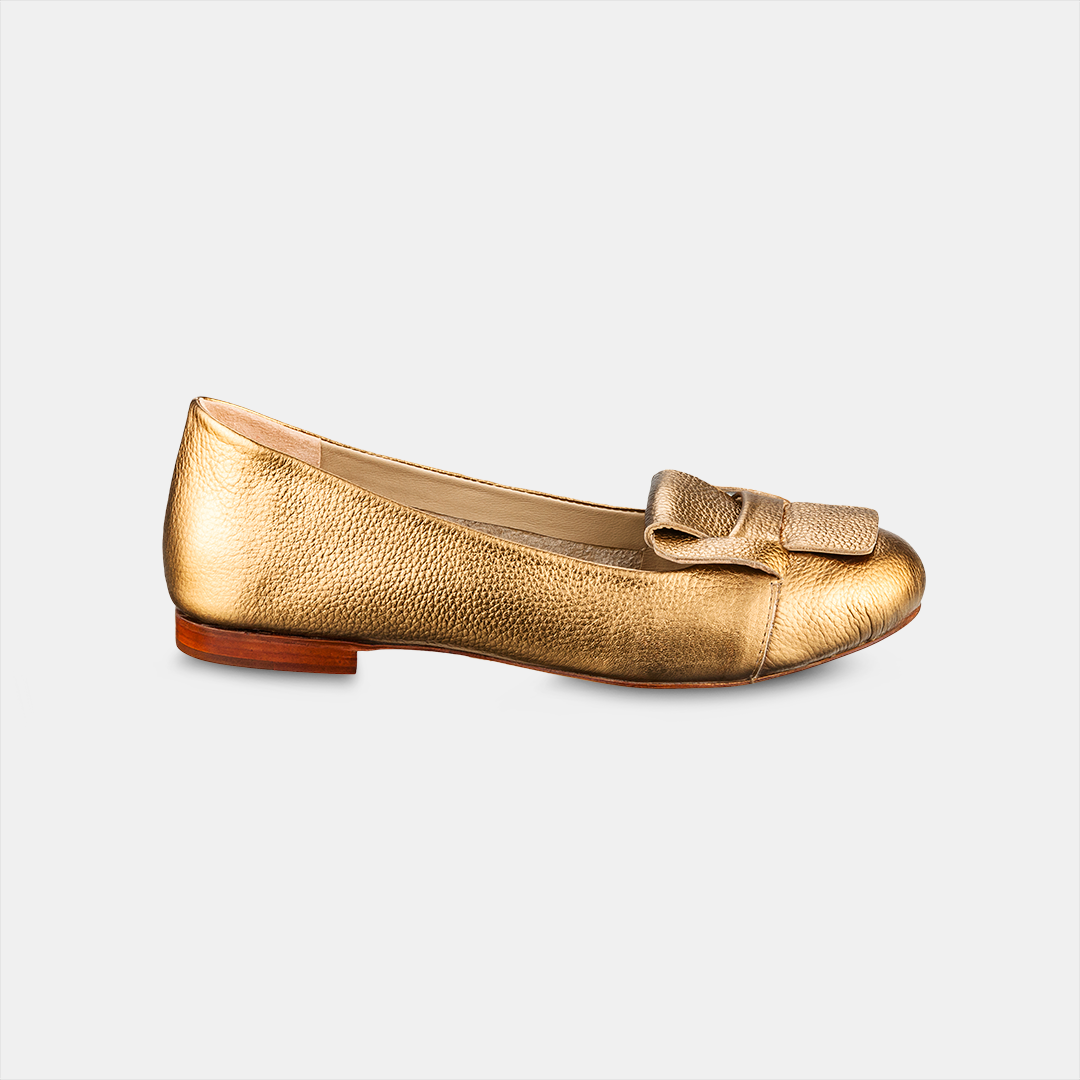 Sapatilha Origami Ouro