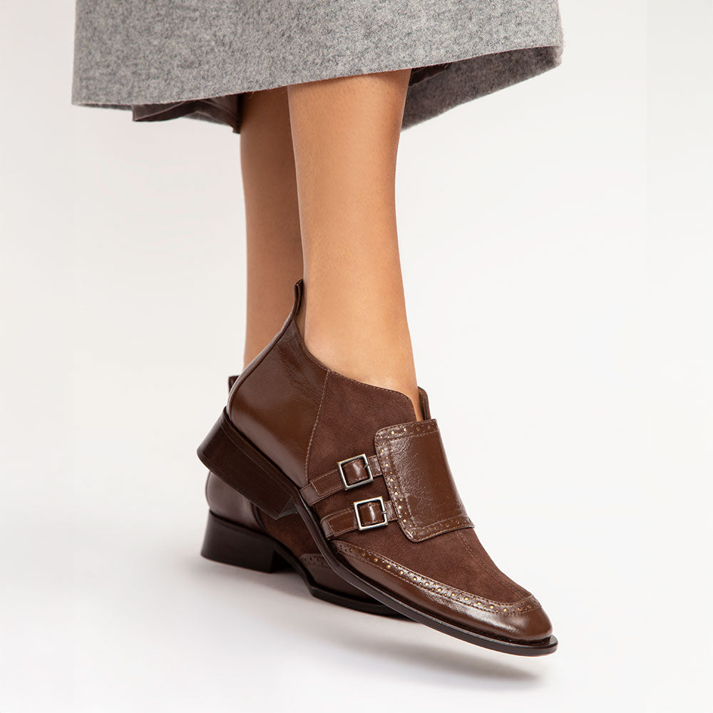 Bota Camurça Cano Baixo